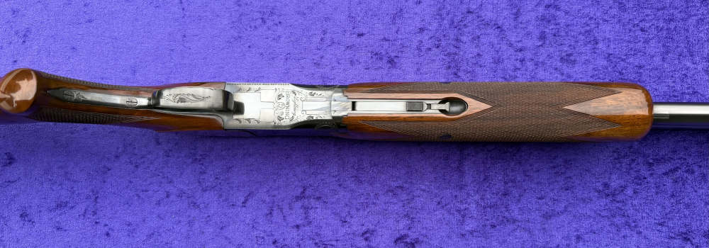 Browning Lightning Superposed Broadway Trap 12 Ga O/U 32" Cased 1965 C&R-img-20