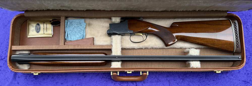 Browning Lightning Superposed Broadway Trap 12 Ga O/U 32" Cased 1965 C&R-img-0