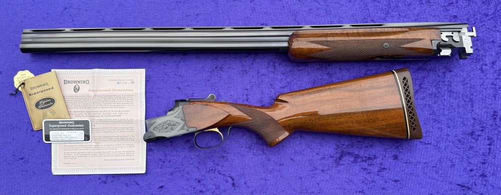 Browning Lightning Superposed Broadway Trap 12 Ga O/U 32" Cased 1965 C&R-img-1