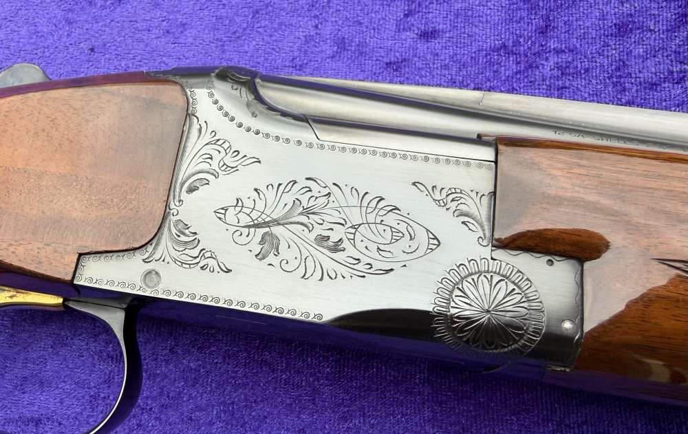 Browning Lightning Superposed Broadway Trap 12 Ga O/U 32" Cased 1965 C&R-img-18
