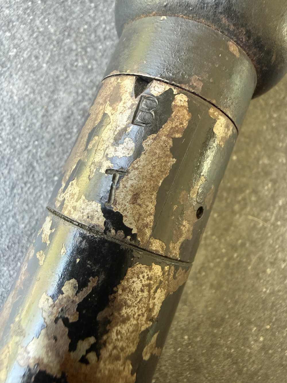 US WWII M7A1 2.36 Inch Bazooka Practice Rocket Inert Ordnance Relic-img-2