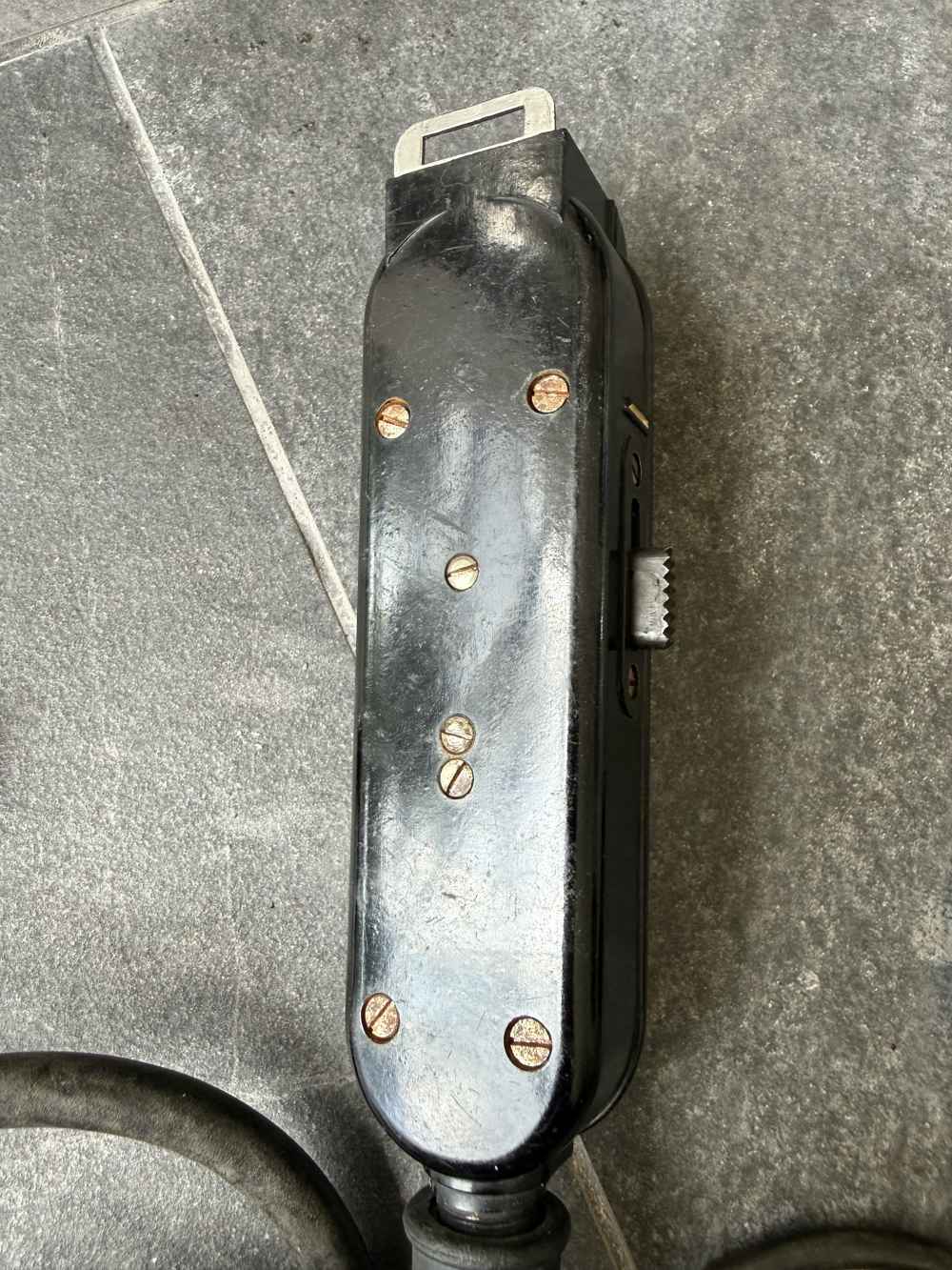 WWII German Wehrmacht Handheld Switchboard Microphone C. Lorenz AG VZ/566/2-img-3