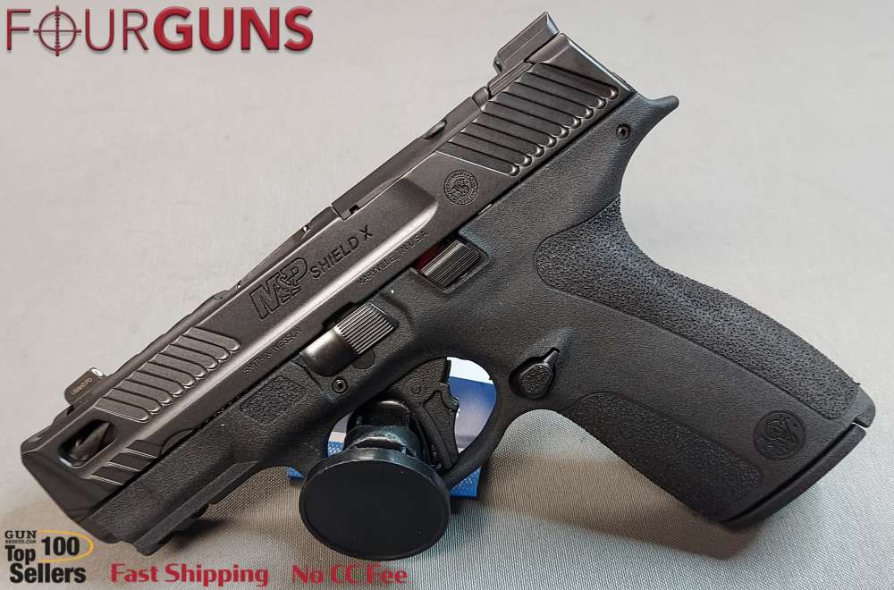 Smith & Wesson PC M&P9 Shield X Carry Comp Pistol 9mm 3.6" Barrel 15 Rounds-img-0