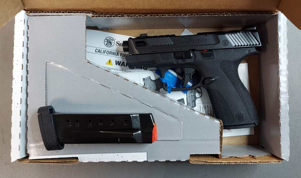 Smith & Wesson PC M&P9 Shield X Carry Comp Pistol 9mm 3.6" Barrel 15 Rounds-img-5