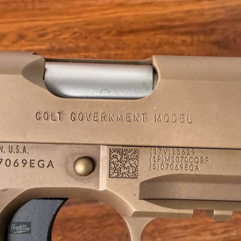 RARE Colt M4591 CQBP PROTOTYPE IonBond Zinc Brown Colt Archive Letter!  -img-27