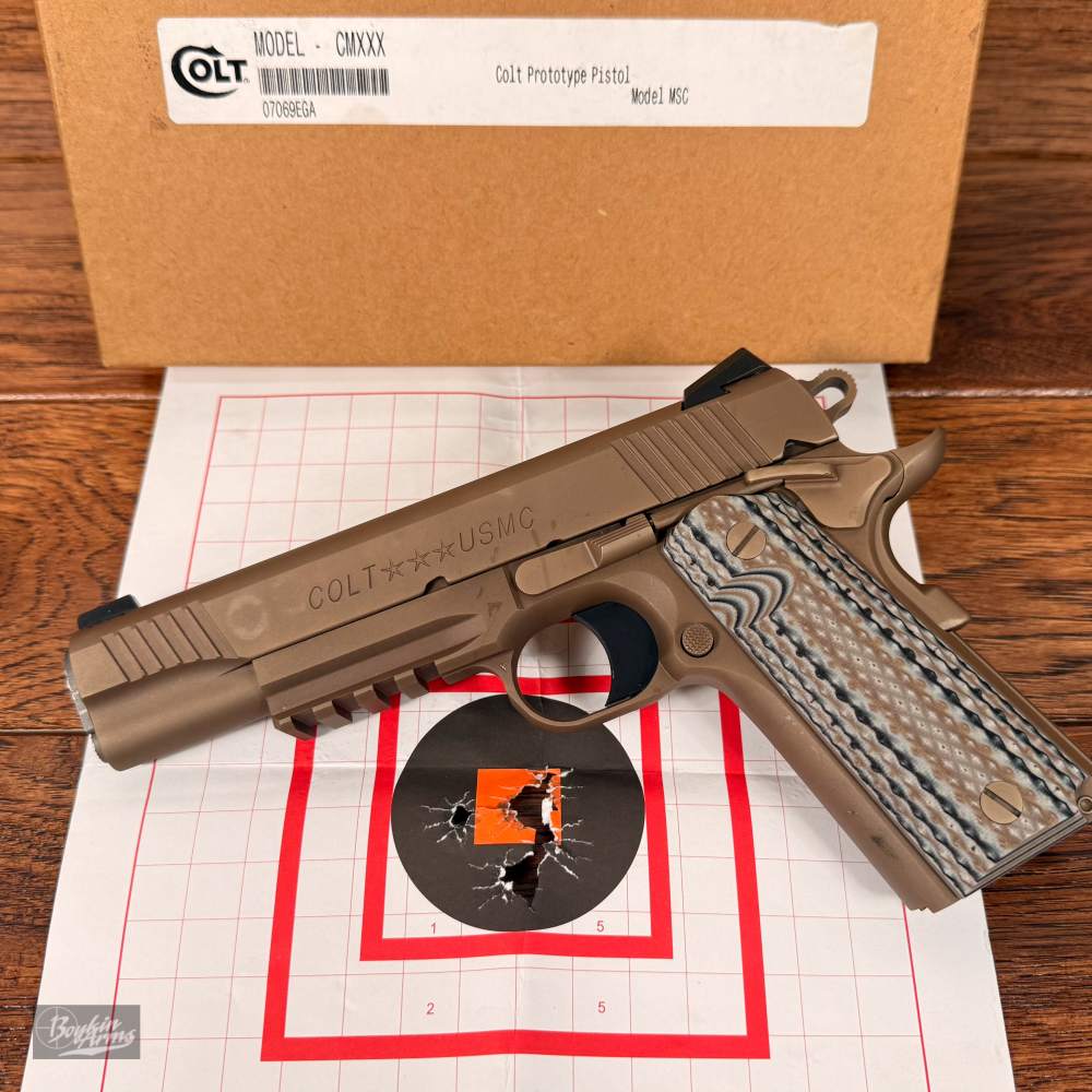 RARE Colt M4591 CQBP PROTOTYPE IonBond Zinc Brown Colt Archive Letter!  -img-0