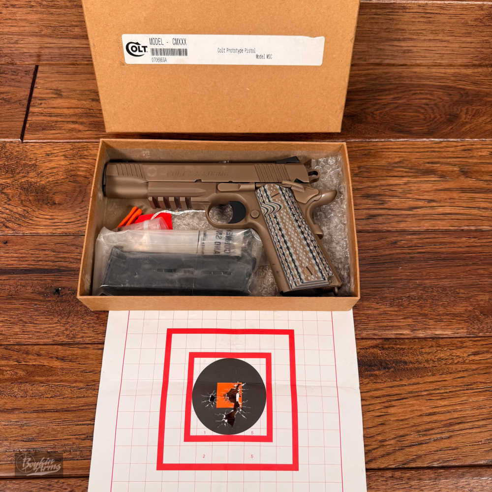 RARE Colt M4591 CQBP PROTOTYPE IonBond Zinc Brown Colt Archive Letter!  -img-30