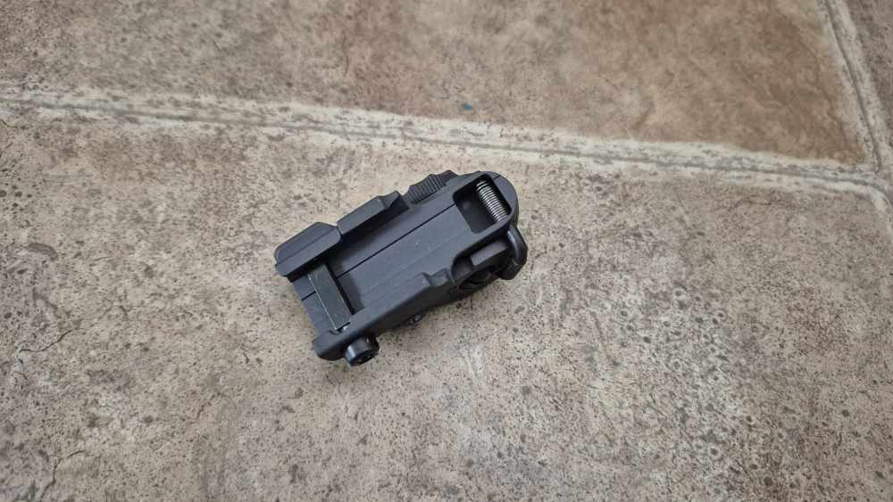 A.R.M.S. #40 BUIS EARLY WINGLESS SWAN IRON SIGHT MK12 MOD O GWOT -img-8