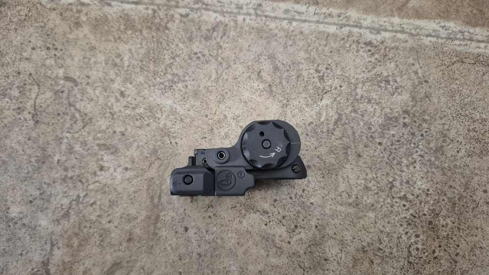 A.R.M.S. #40 BUIS EARLY WINGLESS SWAN IRON SIGHT MK12 MOD O GWOT -img-9