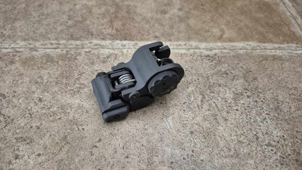 A.R.M.S. #40 BUIS EARLY WINGLESS SWAN IRON SIGHT MK12 MOD O GWOT -img-1