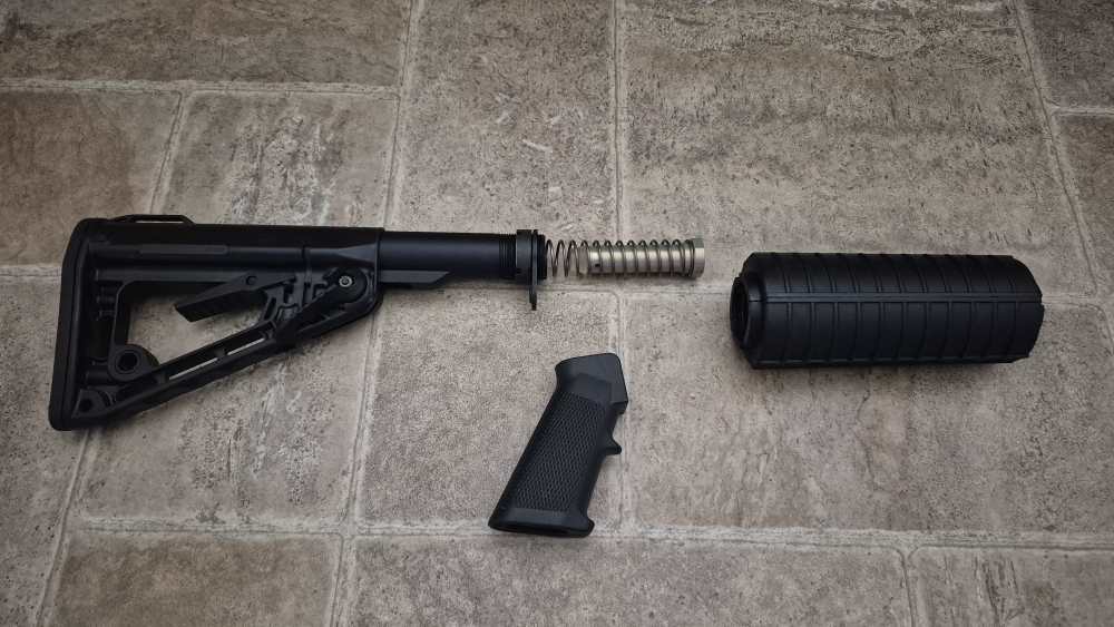 ROGERS SUPER STOC COMPLETE STOCK SET AR-15 NON COLT 223 5.56 COLLAPSIBLE-img-1