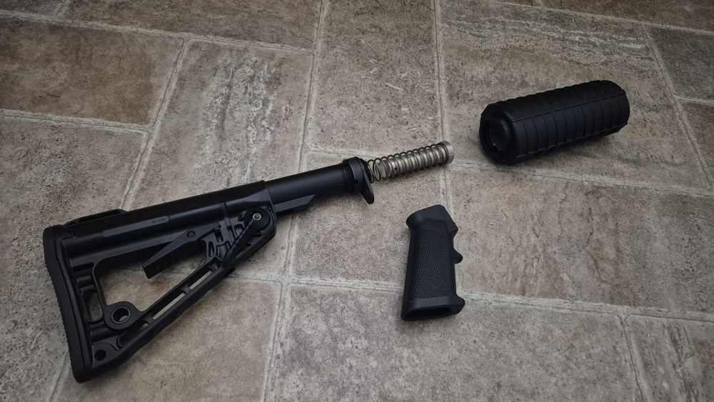 ROGERS SUPER STOC COMPLETE STOCK SET AR-15 NON COLT 223 5.56 COLLAPSIBLE-img-0