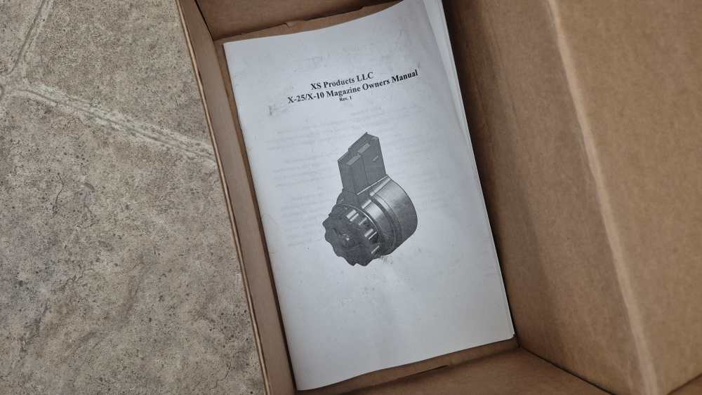 X-25 DRUM MAGAZINE 7.62 NATO 308 WIN 50RD X-PRODUCTS KAC SR-25 FREE PMAG! -img-3