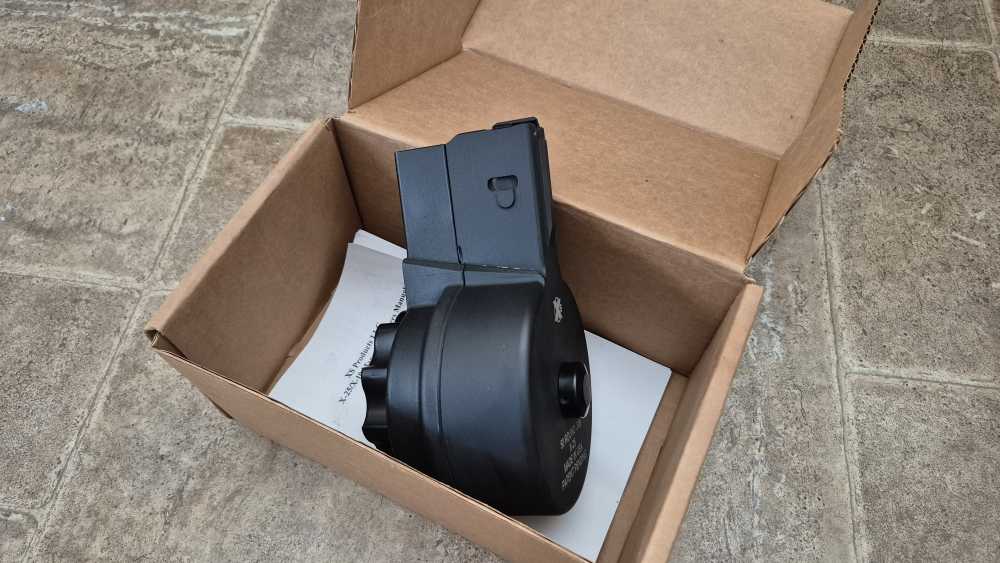 X-25 DRUM MAGAZINE 7.62 NATO 308 WIN 50RD X-PRODUCTS KAC SR-25 FREE PMAG! -img-7