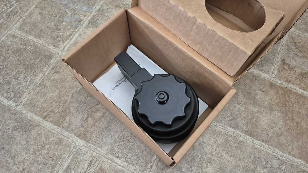 X-25 DRUM MAGAZINE 7.62 NATO 308 WIN 50RD X-PRODUCTS KAC SR-25 FREE PMAG! -img-4