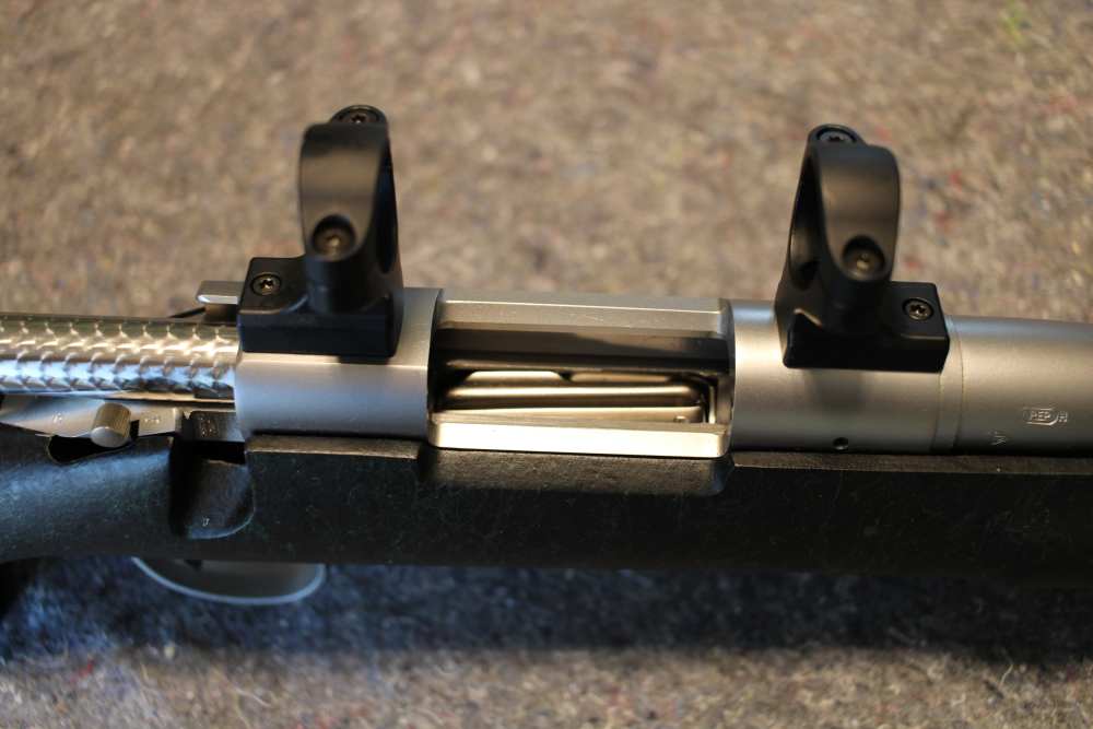 Remington 700 Stainless 5R 223 Green web stock, factory box, 1st Generation-img-14