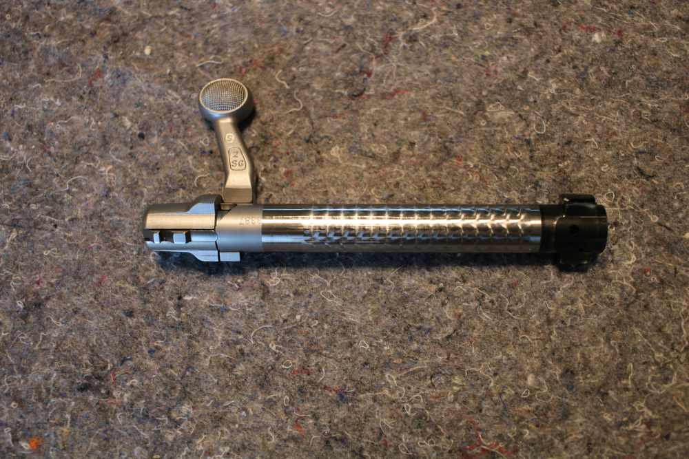 Remington 700 Stainless 5R 223 Green web stock, factory box, 1st Generation-img-15