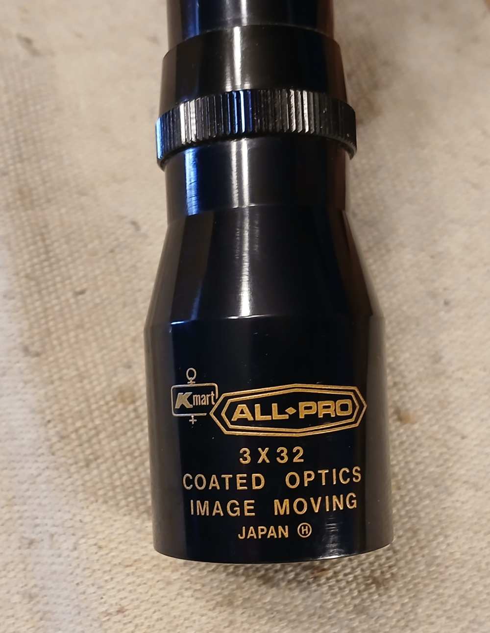 K-Mart All-Pro 3x32 Coated Optics Rifle Scope Japan Dual X Reticle #7-img-2