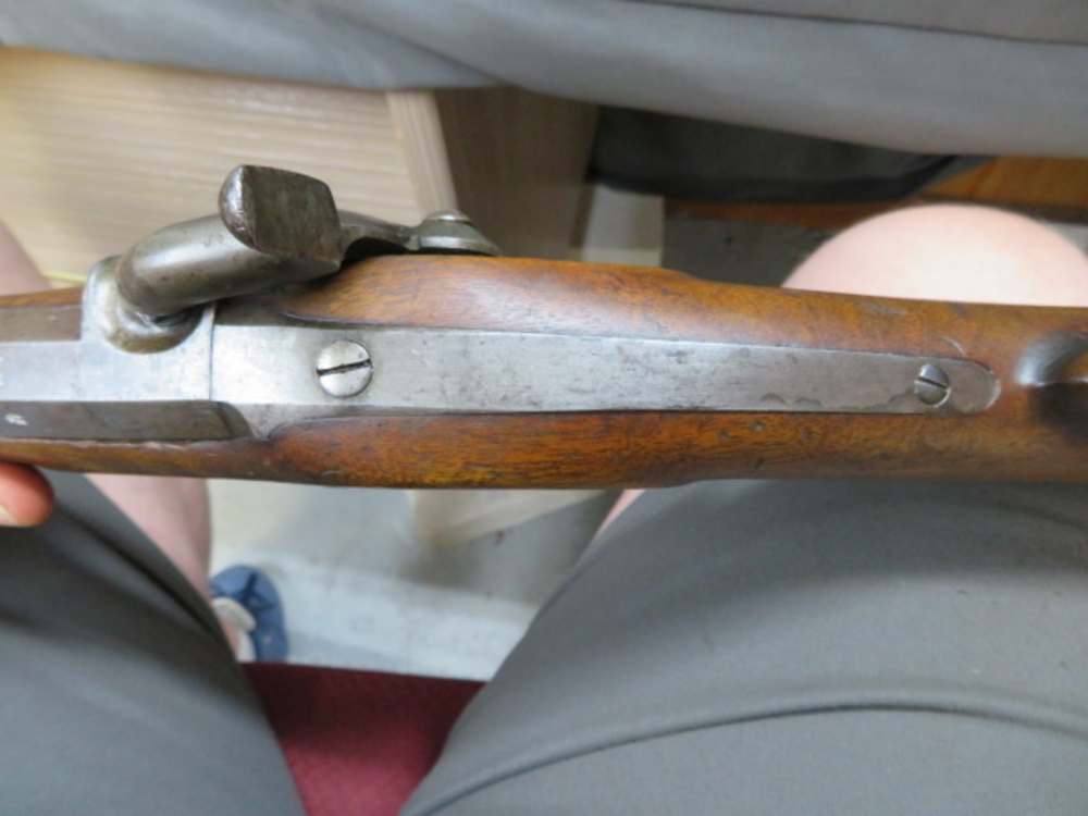 ANTIQUE SWISS MODEL 1851 FELDSTUTZER FEDERAL RIFLE-10.4MM PERCUSSION-img-14