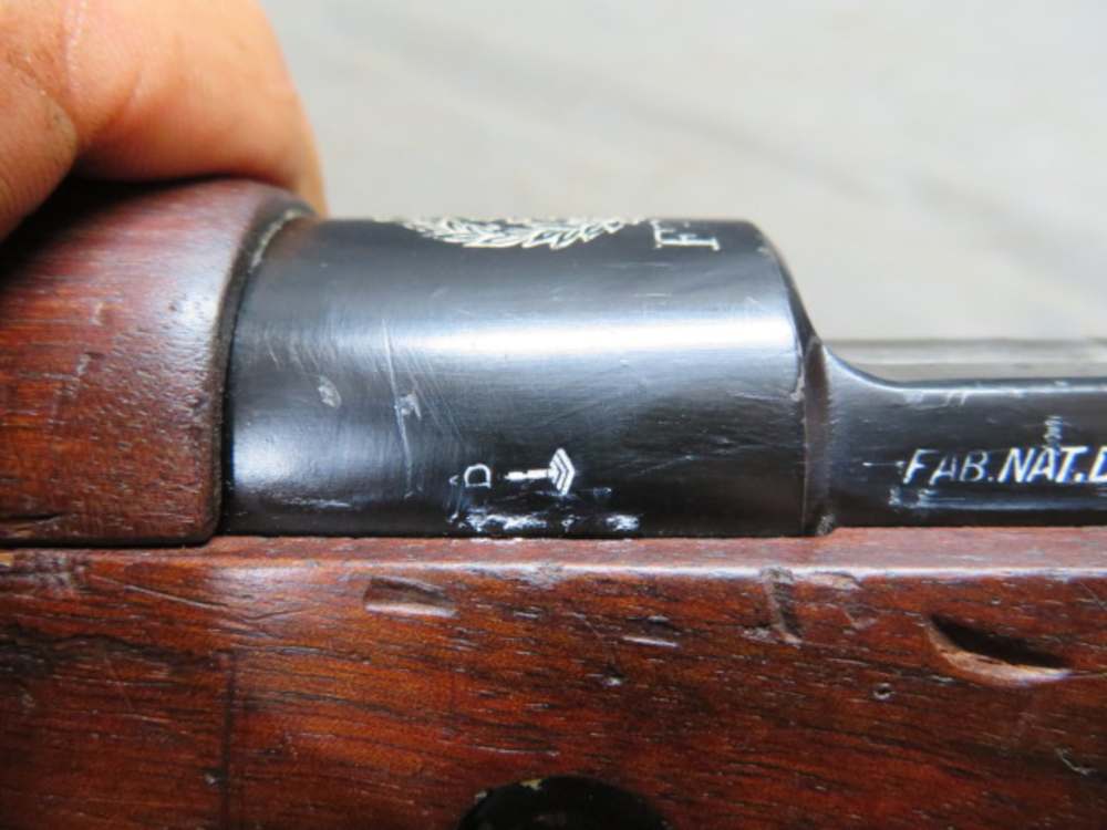 BELGIAN CONGO FN MODEL 1924 MAUSER .22 TRAINING RIFLE-MATCHING-NICE CREST-img-8