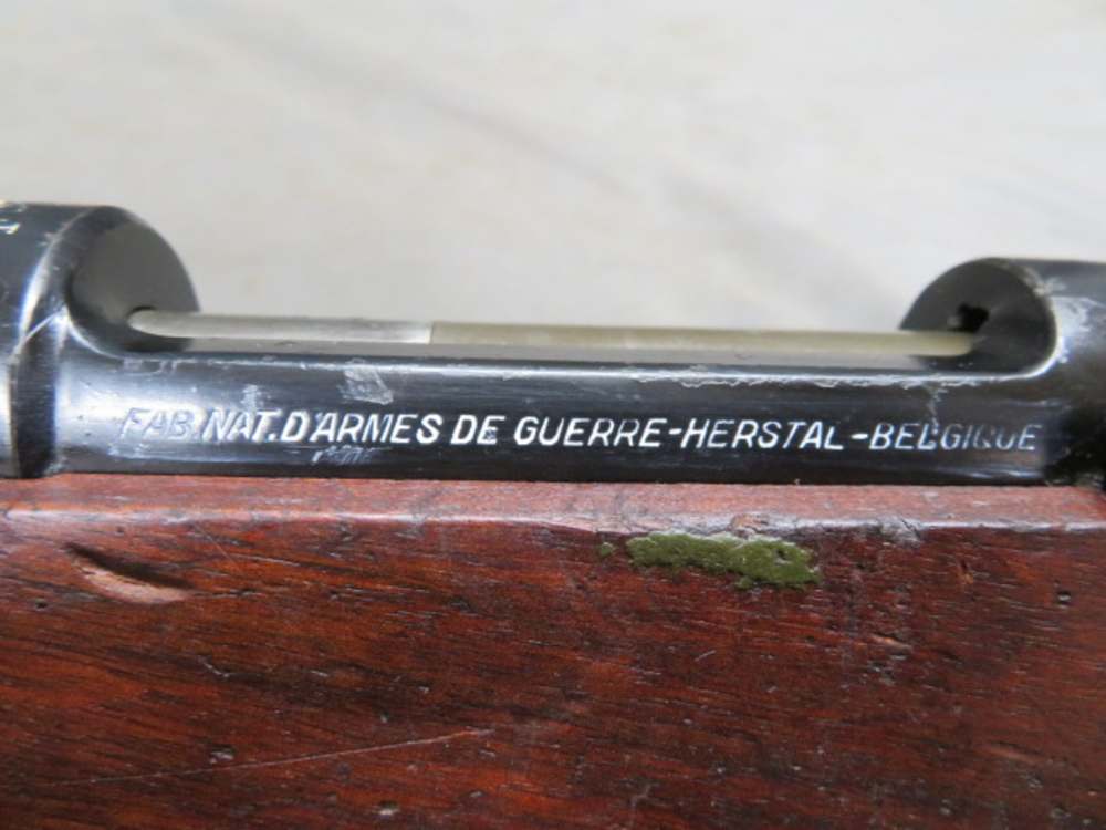 BELGIAN CONGO FN MODEL 1924 MAUSER .22 TRAINING RIFLE-MATCHING-NICE CREST-img-7
