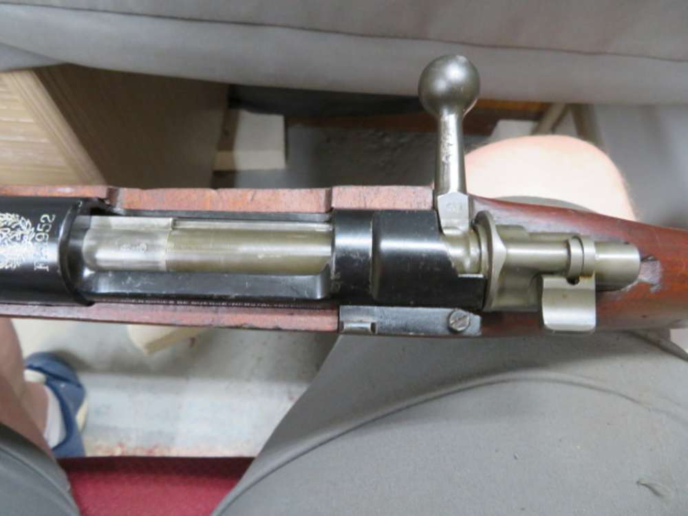 BELGIAN CONGO FN MODEL 1924 MAUSER .22 TRAINING RIFLE-MATCHING-NICE CREST-img-16