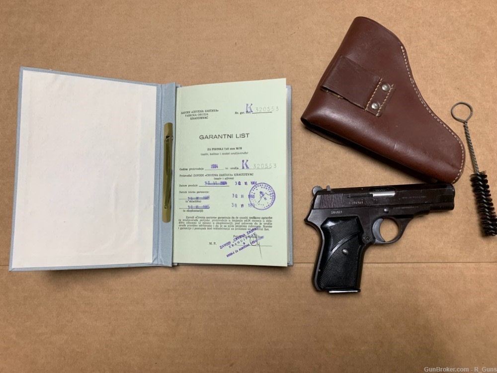 Crvena Zastava Yugo M70 7.65 /.32 acp pistol-img-1