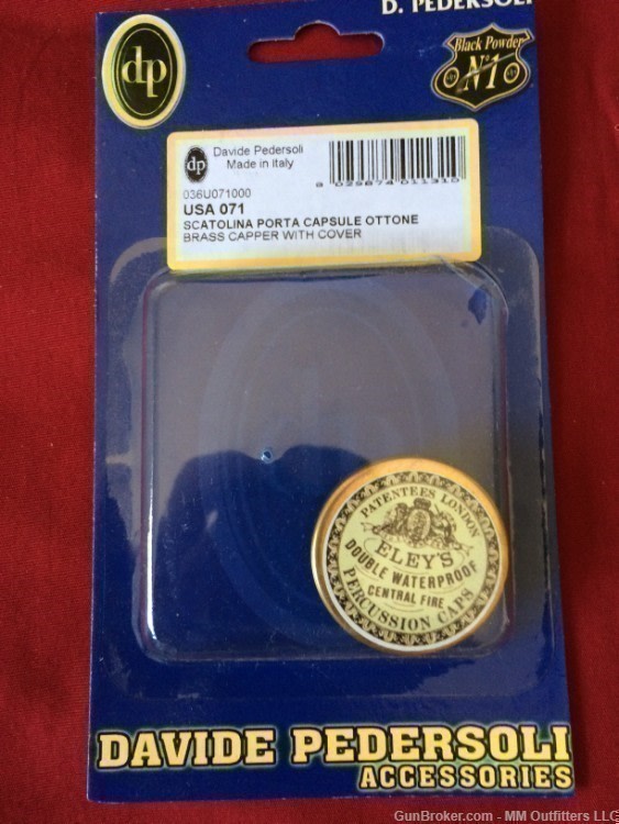 Pedersoli/Cimarron Eley Cap Tin P071 CD NIB No Credit Card Fees-img-0