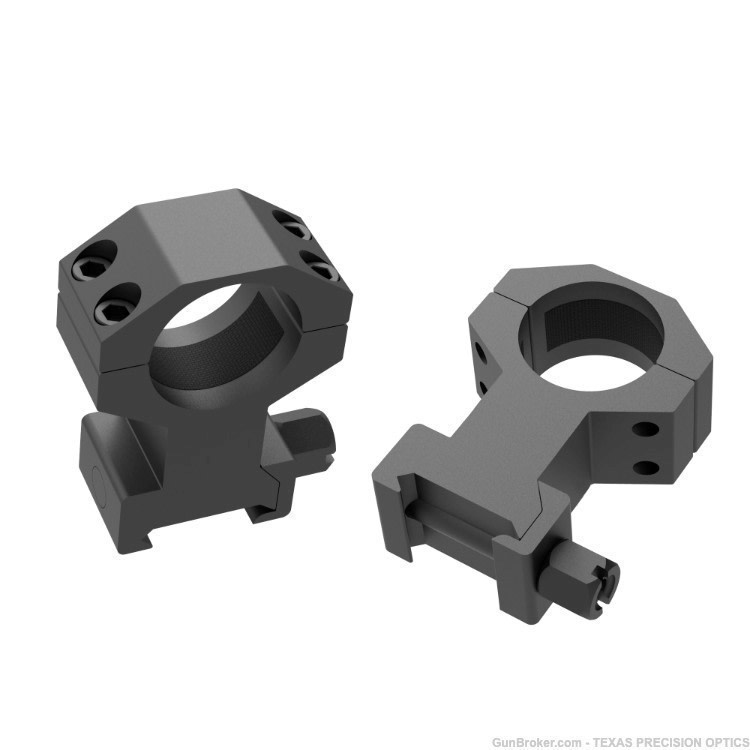 1" Inch Extra High 1.95 Heavy Duty Scope Rings Fits Weaver Picatinny -img-2