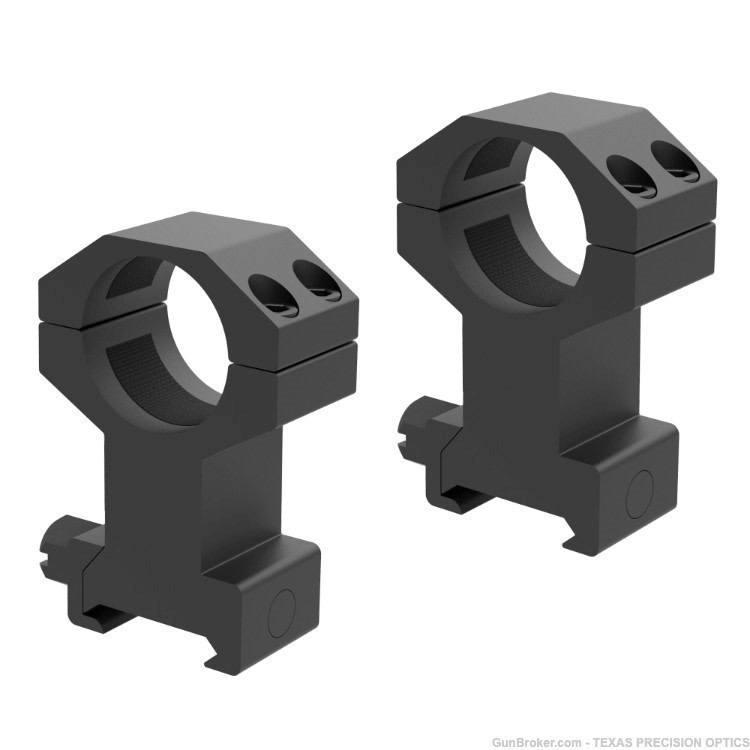 1" Inch Extra High 1.95 Heavy Duty Scope Rings Fits Weaver Picatinny -img-4