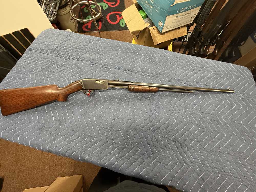 RARE Marlin Model 38 22LR Pump Rifle No Reserve -img-1