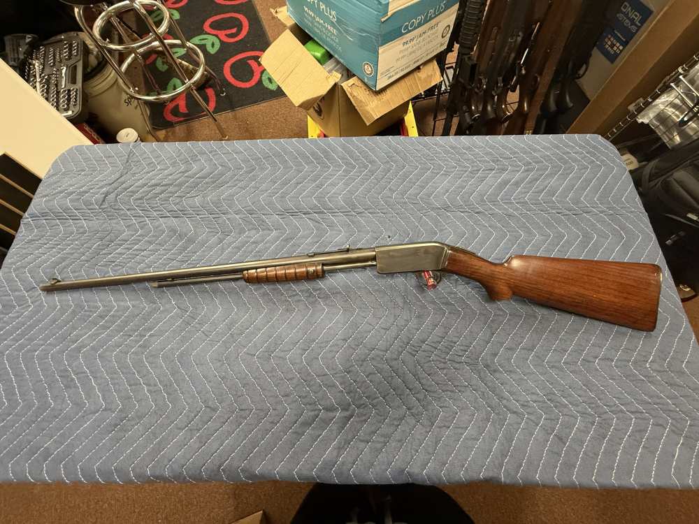 RARE Marlin Model 38 22LR Pump Rifle No Reserve -img-0