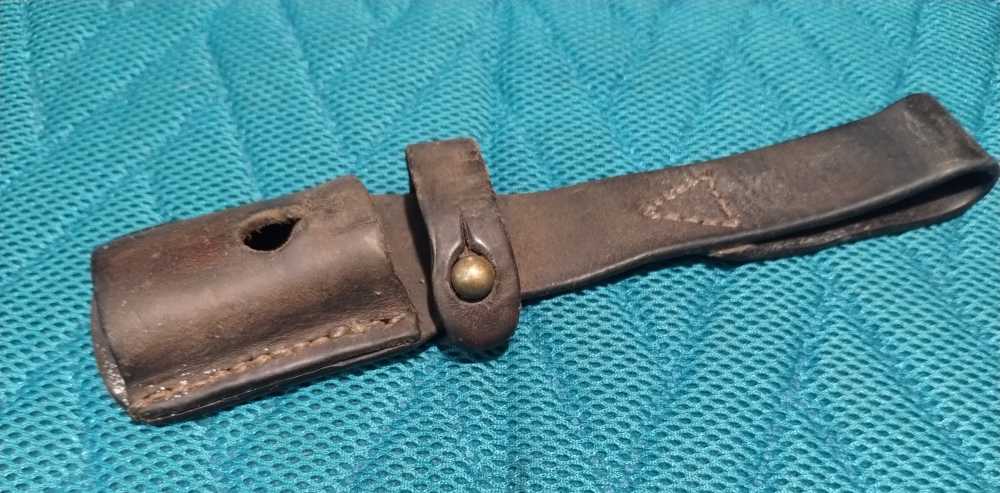 Mauser K98 / M48 bayonet leather frog -img-2