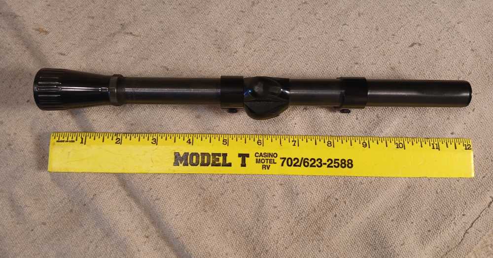 Weaver Marksman 4x Rifle Scope USA Fine Cross Hairs very nice #11-img-0