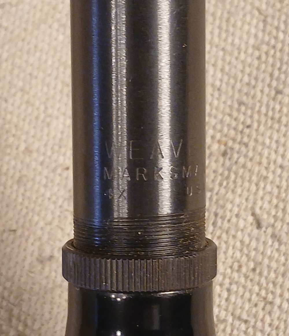 Weaver Marksman 4x Rifle Scope USA Fine Cross Hairs very nice #11-img-1