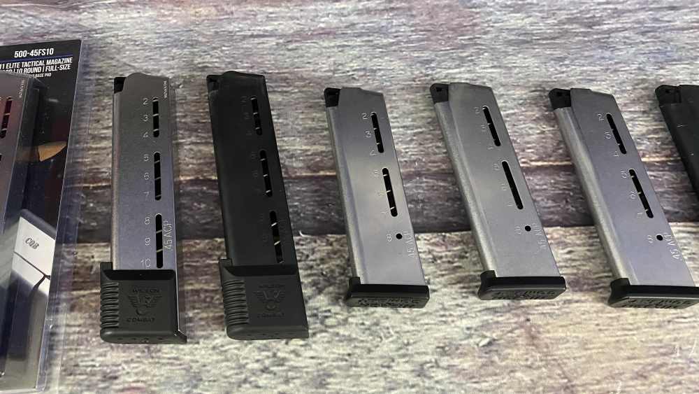 8 - Wilson Combat 1911 45acp magazines 10 rds & 8 rds. 5 new and 3 used-img-3