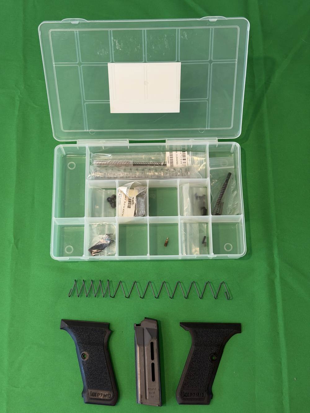 HK P7  P7M13 ORIGINAL GERMANY SPARE PARTS LOT, THE KIT EVERY P7 OWNER NEEDS-img-0