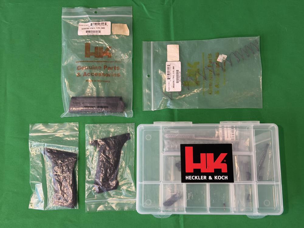 HK P7  P7M13 ORIGINAL GERMANY SPARE PARTS LOT, THE KIT EVERY P7 OWNER NEEDS-img-1