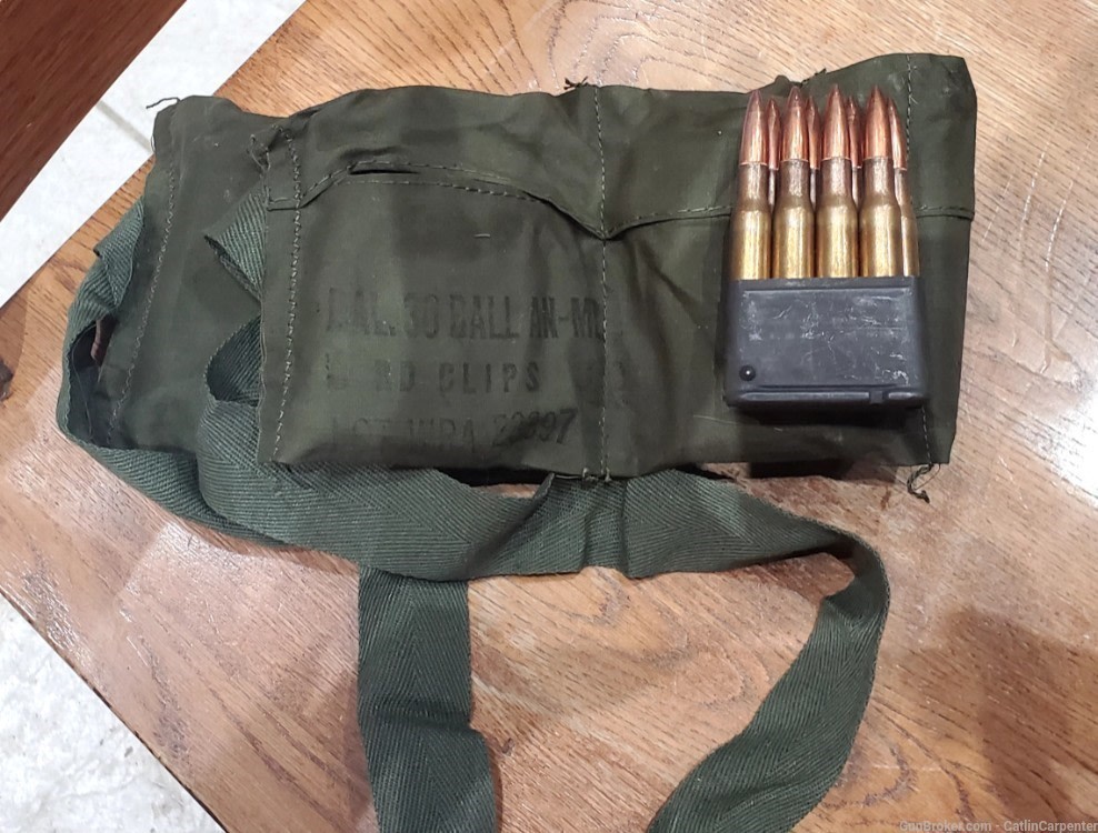  Rare Bandoleer of Winchester AN-M2 Ball Ammunition-img-0