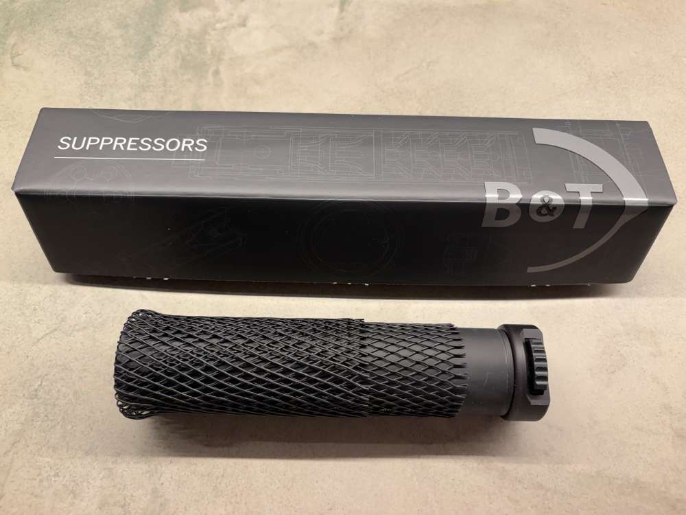 NIB, B&T SD-988206-US QD SMG/PDW 3 Lug Suppressor, 9mm Surppressor-img-0