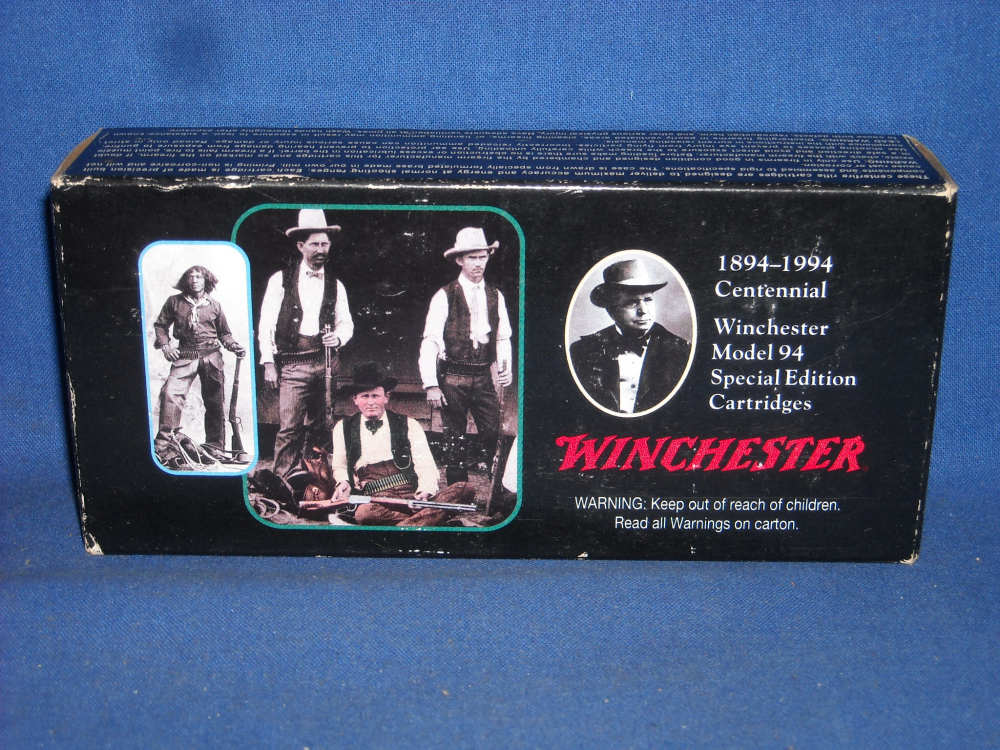 Winchester 1894 Rifle 30-30 Ammo Centennial Special Edition Cartridge Box-img-3