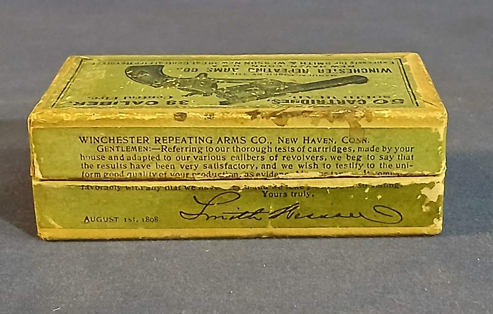 Winchester 2-Piece Box 38 S&W C.F. Smith & Wesson Center Fire Ammo-img-10