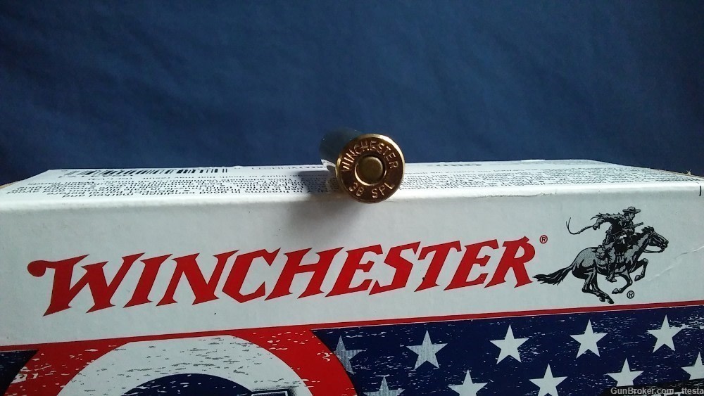 100 New Factory Rounds of 38 Special Winchester 130 Grain Full Metal Jacket-img-3