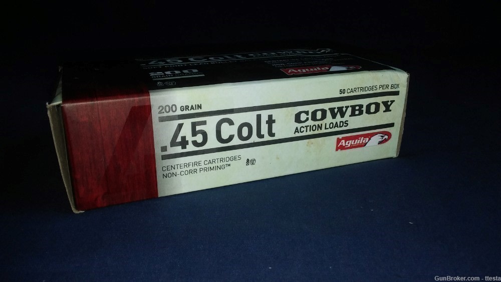 Aguila 50 Rounds 45 Long Colt Cowboy Action SASS 200 Grain Soft Point Lead-img-7