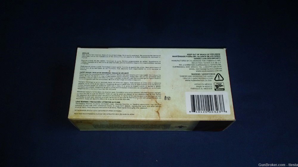 Aguila 50 Rounds 45 Long Colt Cowboy Action SASS 200 Grain Soft Point Lead-img-1