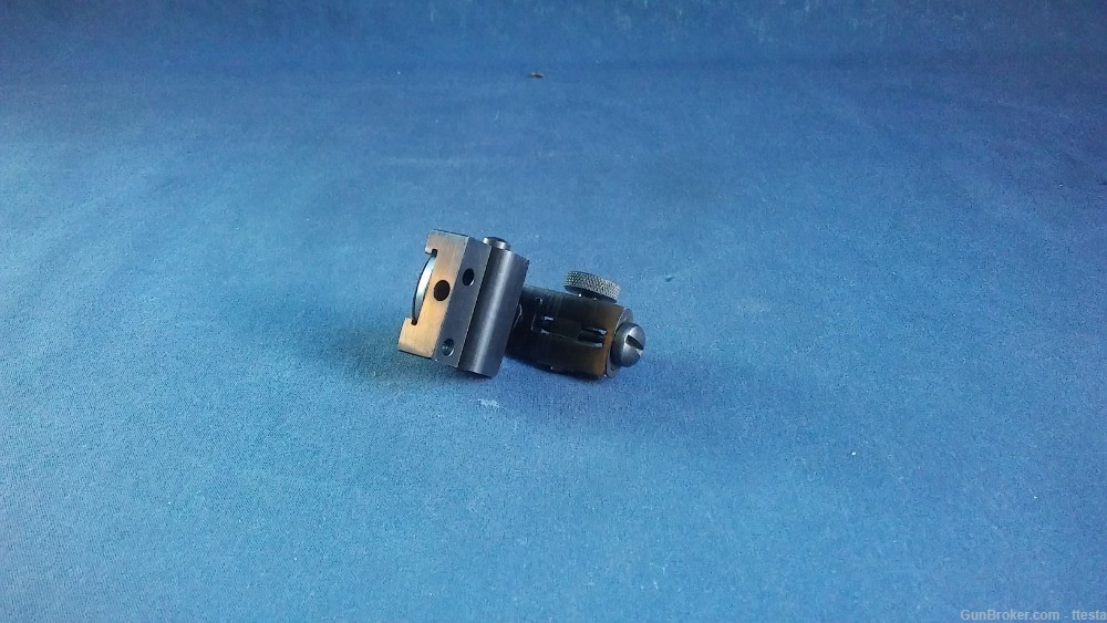 Lyman 57-C Receiver Peep Rifle Sight 30 US Carbine Stayset Knobs with Box-img-8
