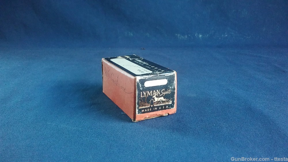 Lyman 57-C Receiver Peep Rifle Sight 30 US Carbine Stayset Knobs with Box-img-16