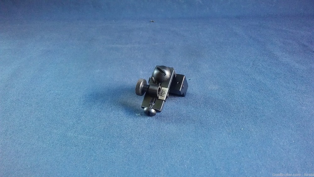 Lyman 57-C Receiver Peep Rifle Sight 30 US Carbine Stayset Knobs with Box-img-3