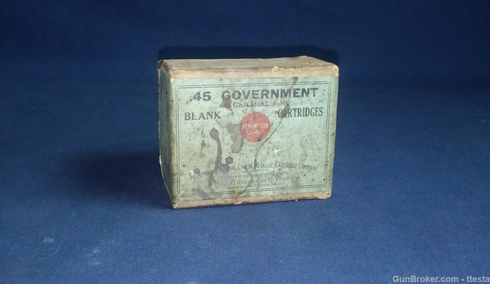 Vintage Remington UMC 45 Government Trapdoor Blanks Ammo  2-Piece Box 19rds-img-17
