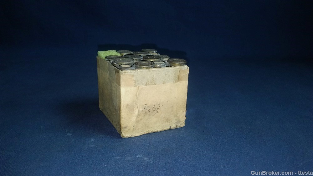 Vintage Remington UMC 45 Government Trapdoor Blanks Ammo  2-Piece Box 19rds-img-16